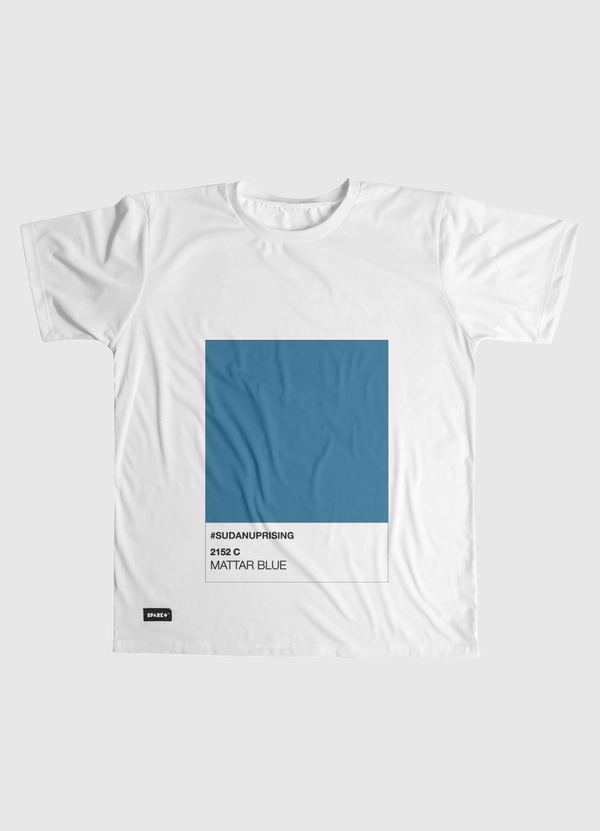 MATTAR BLUE Men Graphic T-Shirt