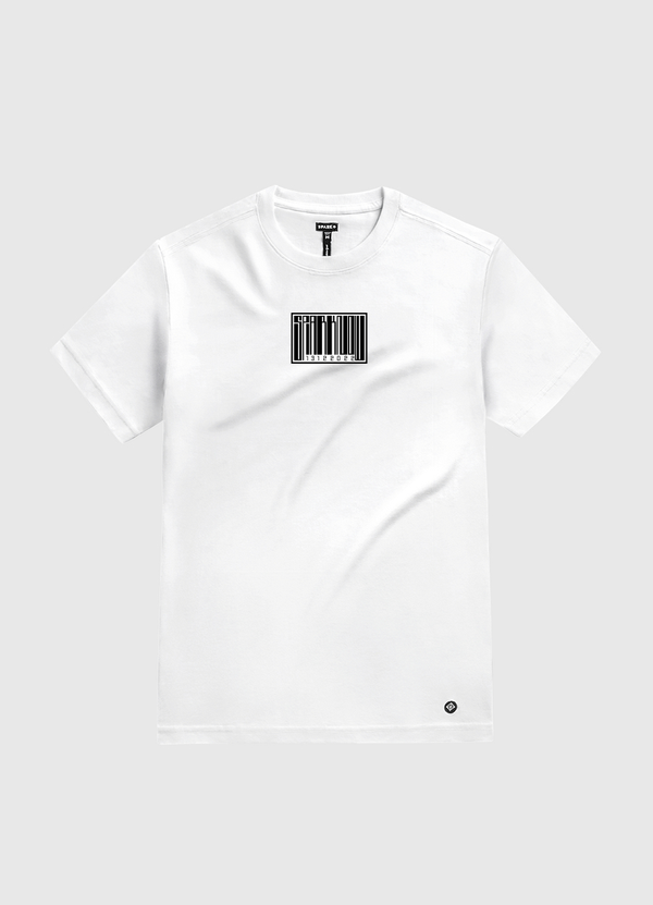 Spark Barcode White Gold T-Shirt