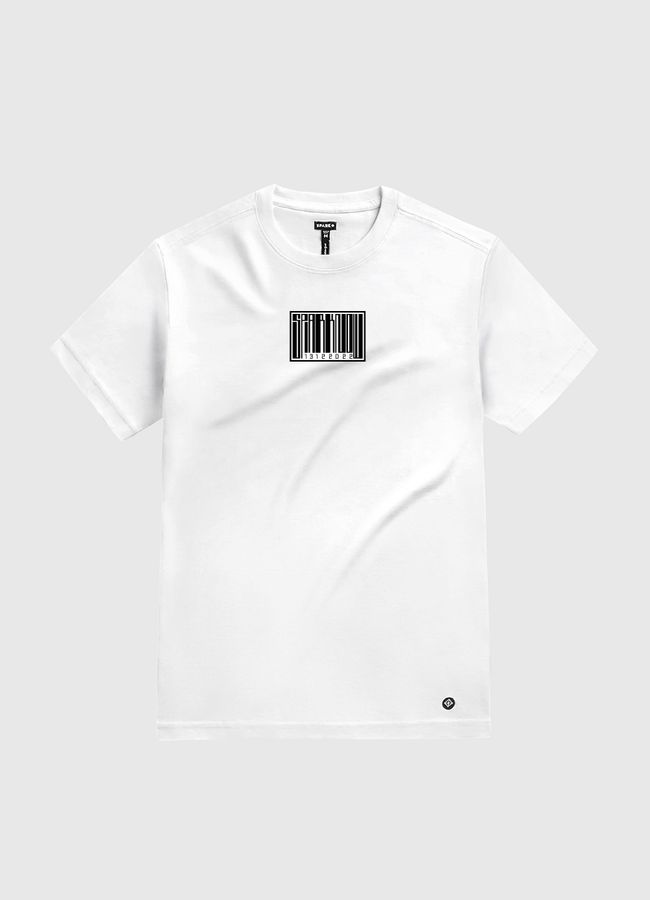 Spark Barcode - White Gold T-Shirt