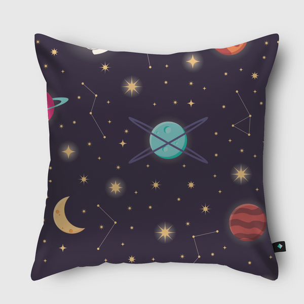 Galaxy pattern 001 Throw Pillow