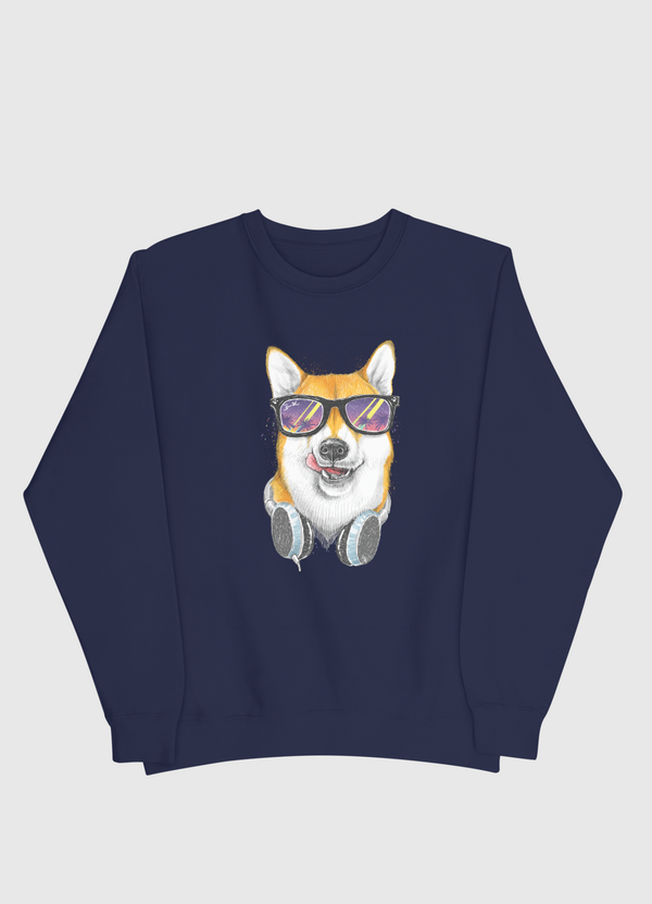 Shiba Inu in Paradise Men Sweatshirt