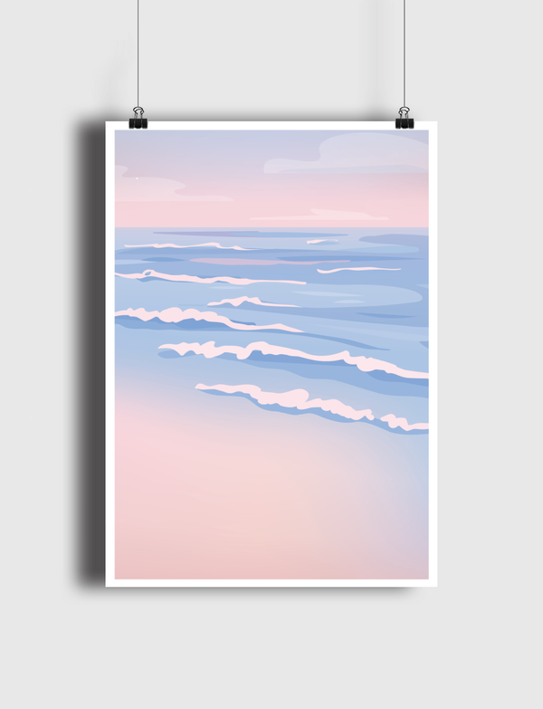 Sea Beach Sunrise paradise Poster