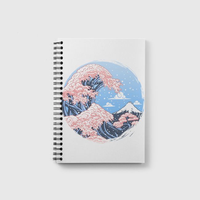 Wave Cherry Tree - Notebook