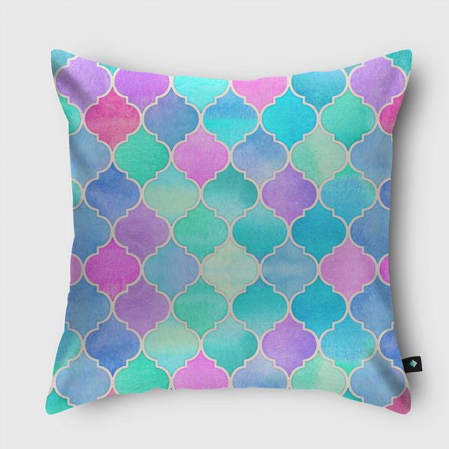 Bright Moroccan Morning - Throw Pillow