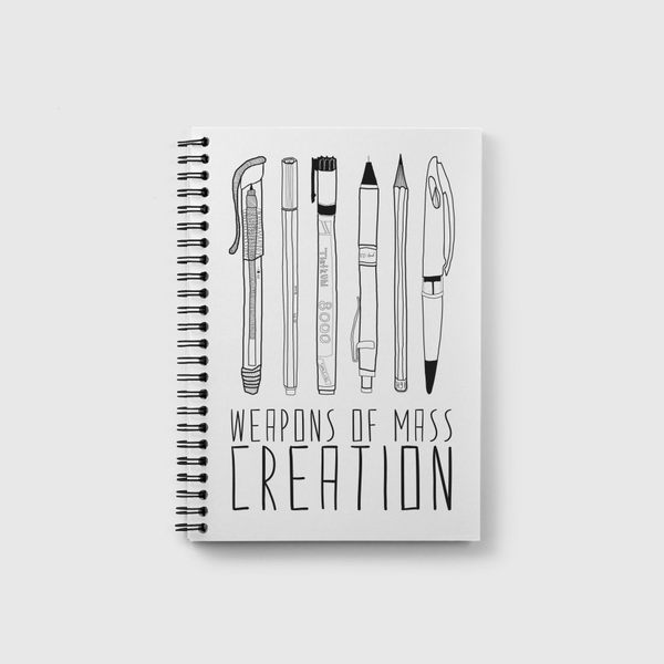 Weapons Of Mass Creation Notebook