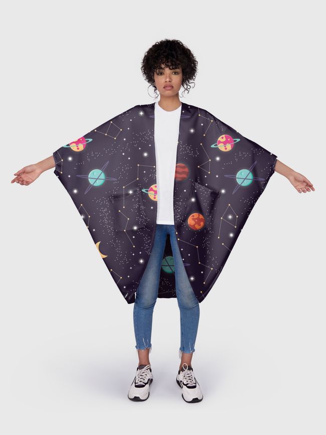 Galaxy pattern 004 - Kimono