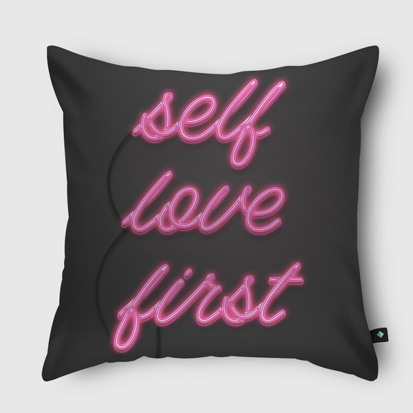 Self love first Throw Pillow