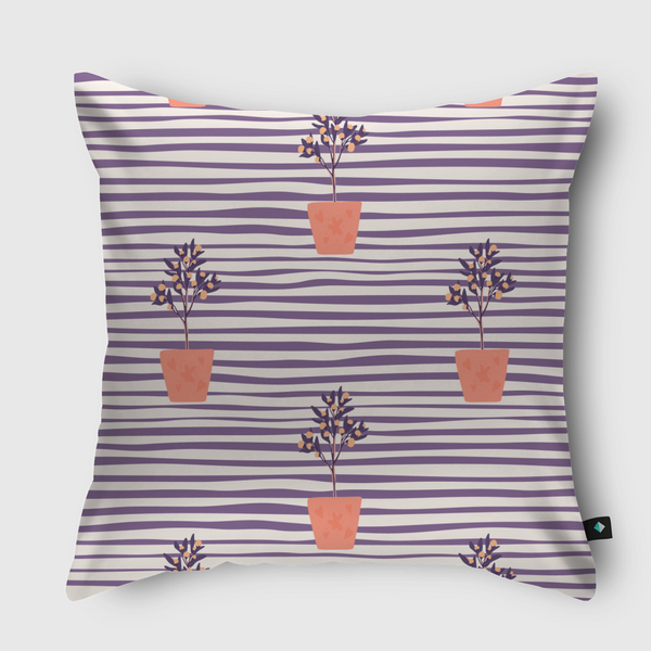 Flower Throw Pillow