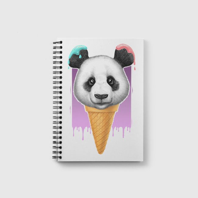 Panda ice cream - Notebook