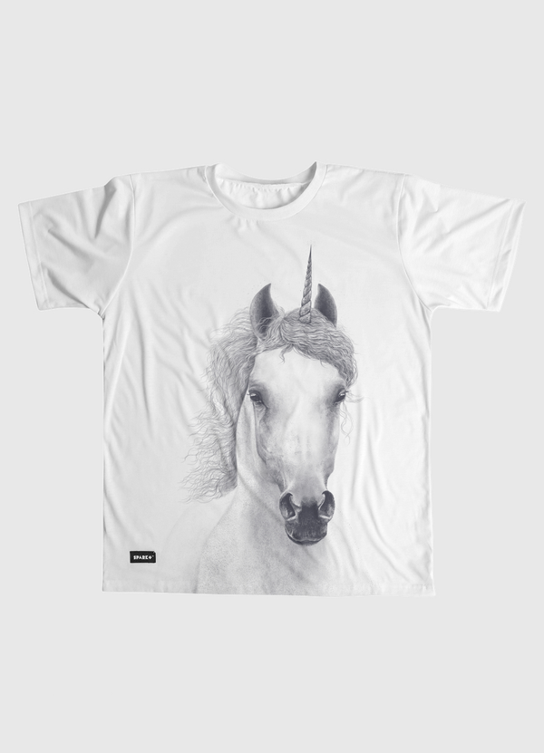 White unicorn Men Graphic T-Shirt