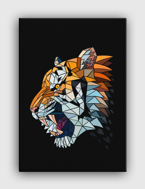 Tiger Glass Canvas