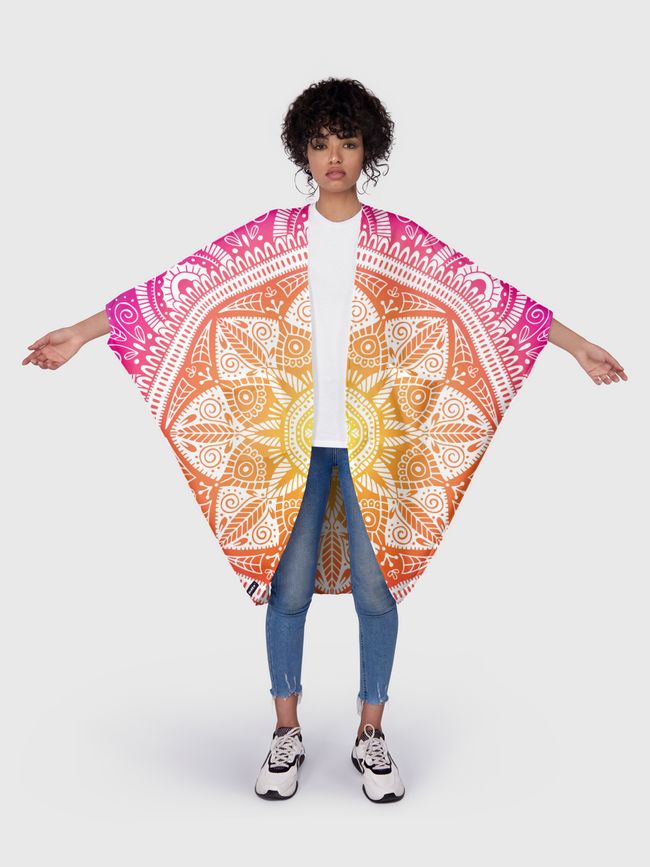 Mandala Pattern 009 - Kimono