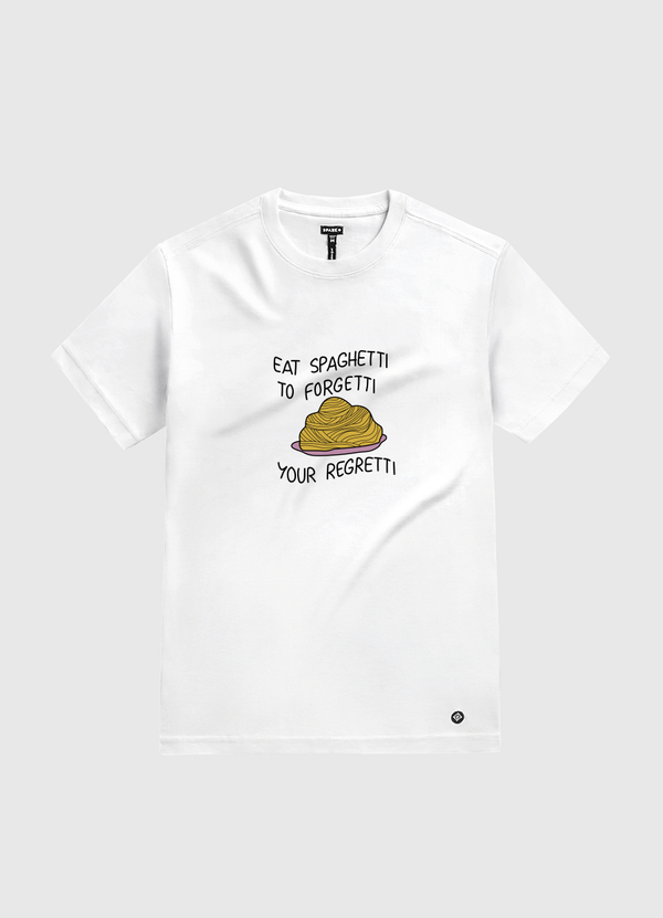 Eat Spaghetti White Gold T-Shirt