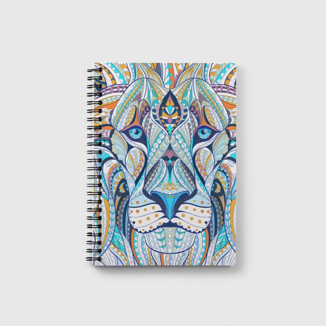 Ethnic  Blue Lion - Notebook