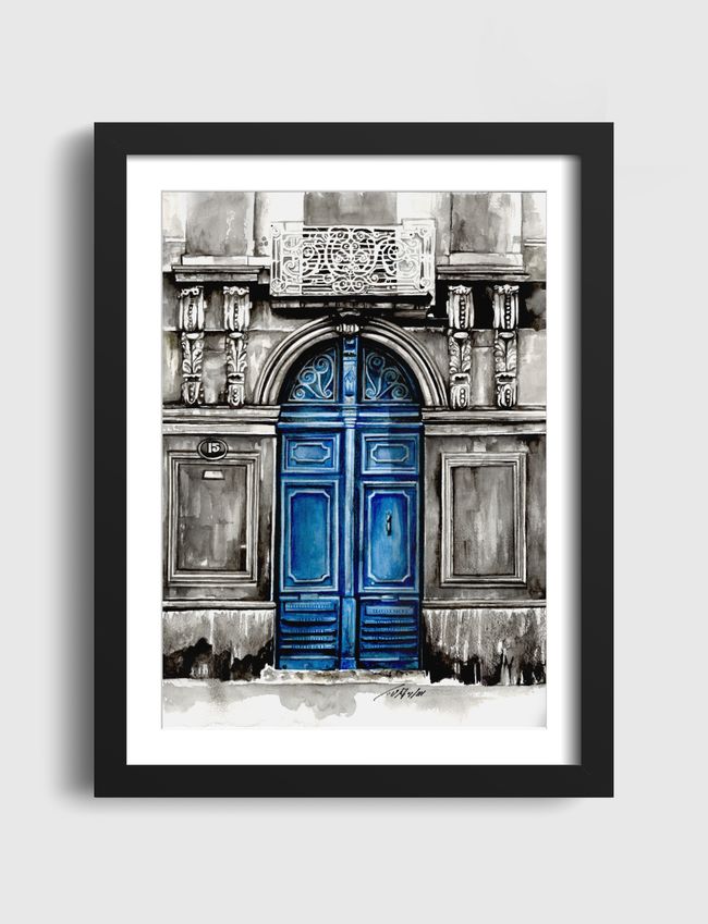 blue old door - Artframe