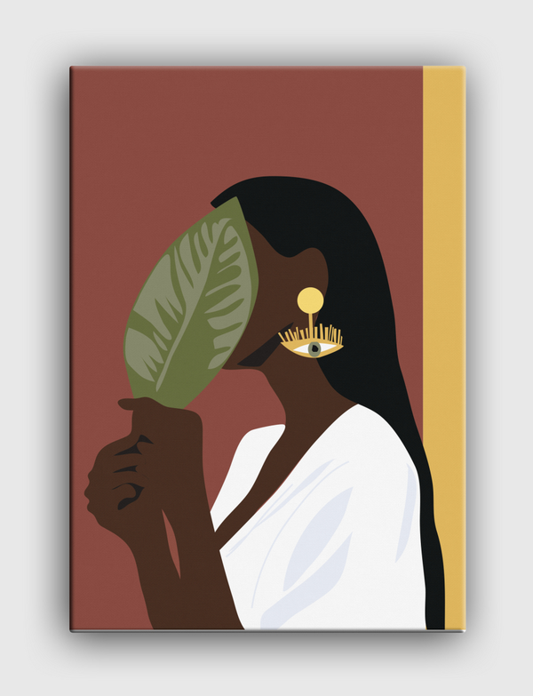 Black Woman Wall Art Canvas