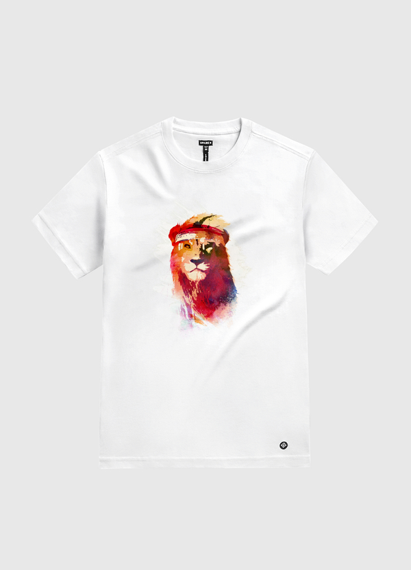 Gym lion White Gold T-Shirt