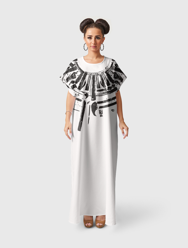 calligraphy MAZ85-1 Black Short Sleeve Dress