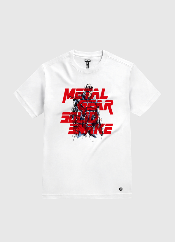 Metal Gear Solid Snake White Gold T-Shirt