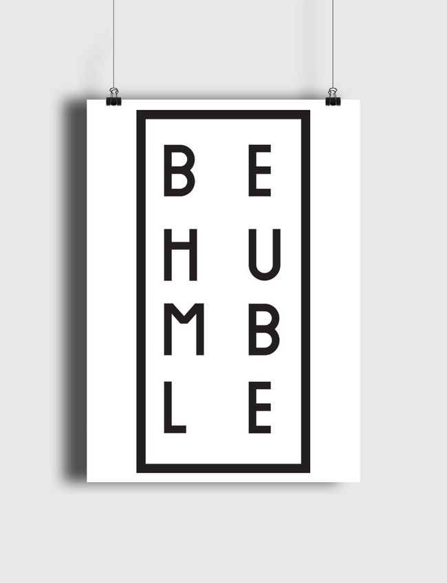 Be Humble - Poster