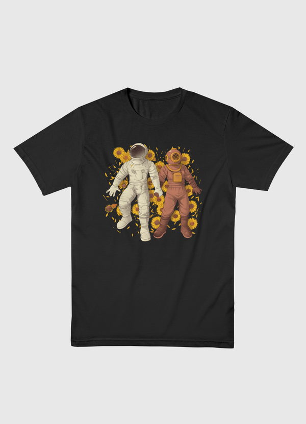 Astronaut Scuba Diving Men Basic T-Shirt
