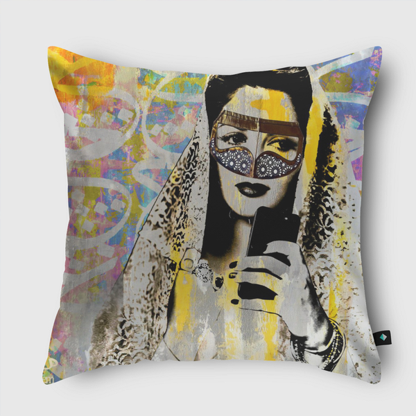 الشيخه Throw Pillow