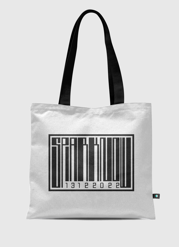 Spark Barcode Tote Bag