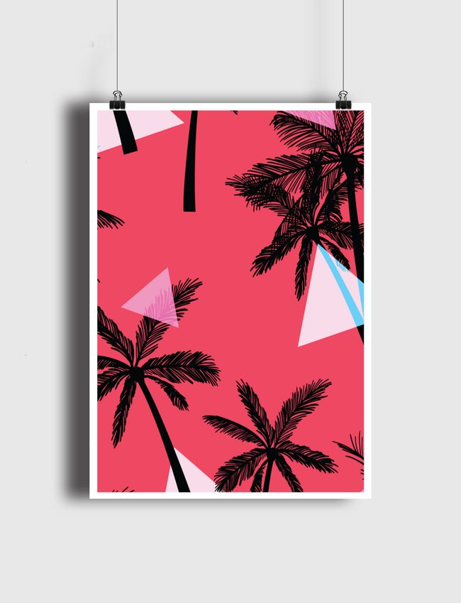  tropical with leaves - Poster