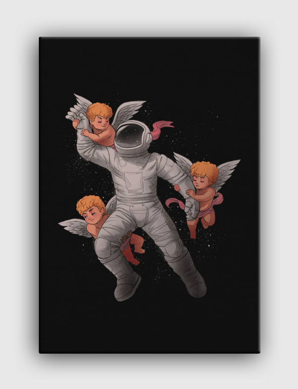 Cherubs Astronaut Canvas