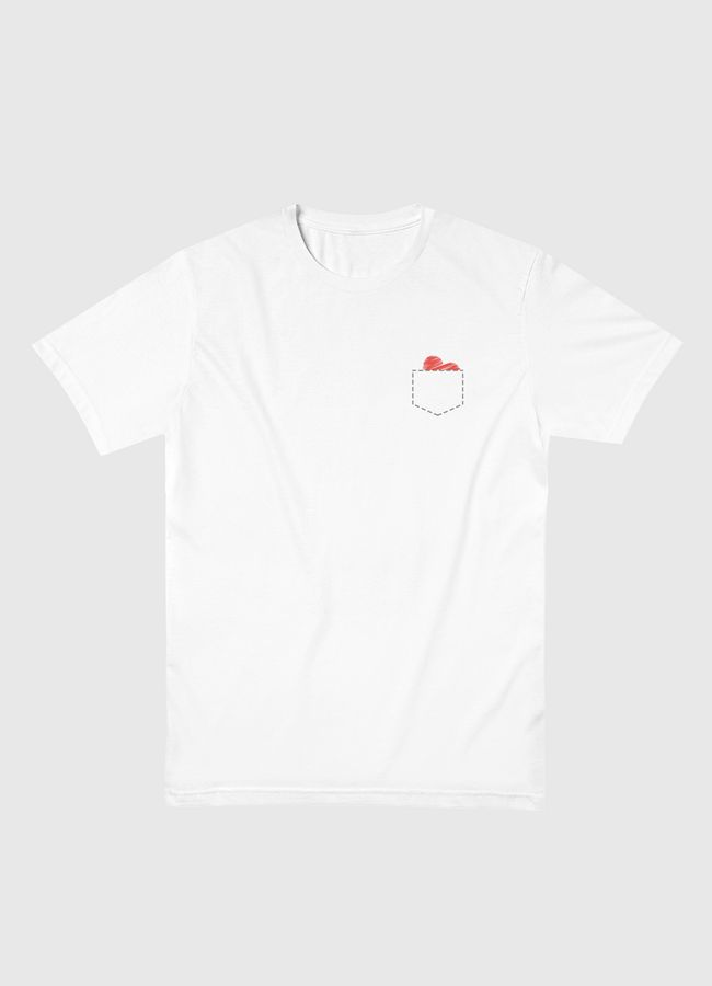 heart in pocket - Men Basic T-Shirt