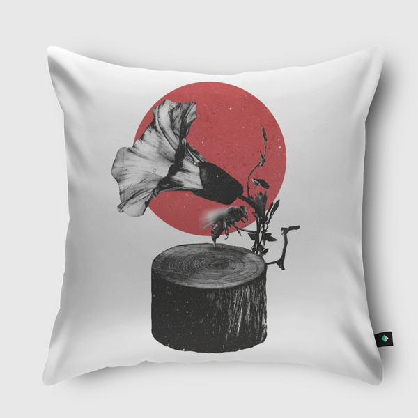 Gramophone Throw Pillow