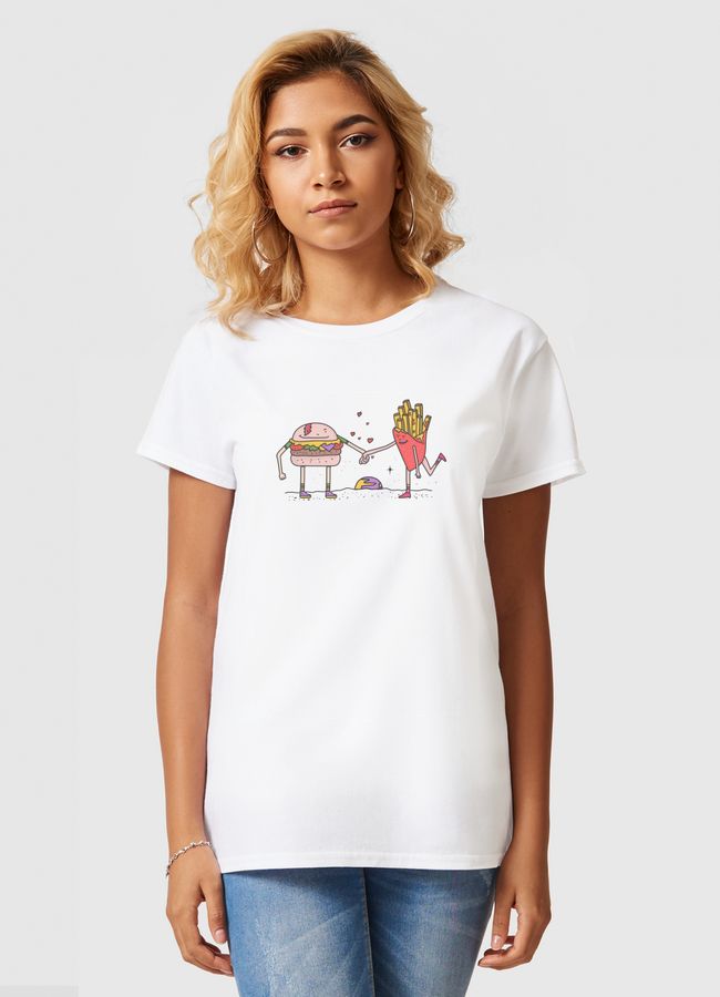 Fast Food Love - Women Basic T-Shirt