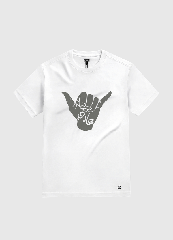 Sarcastic Hand Gesture White Gold T-Shirt