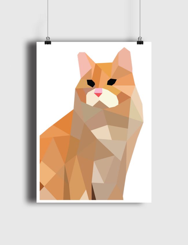 geo Cat - Poster