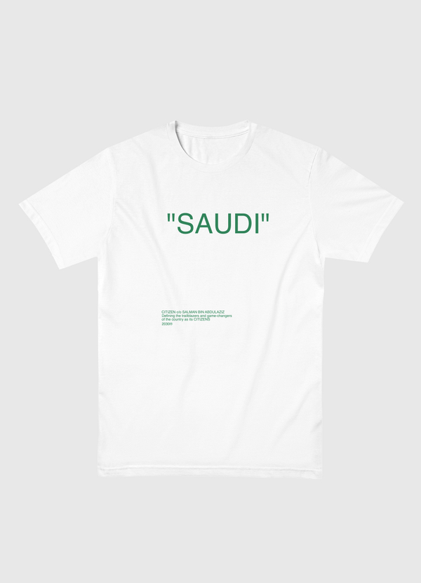 "Saudi" Men Basic T-Shirt