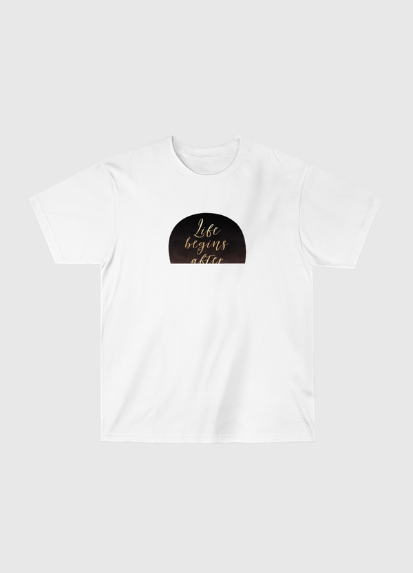 Life Begins After Coffee Classic T-Shirt