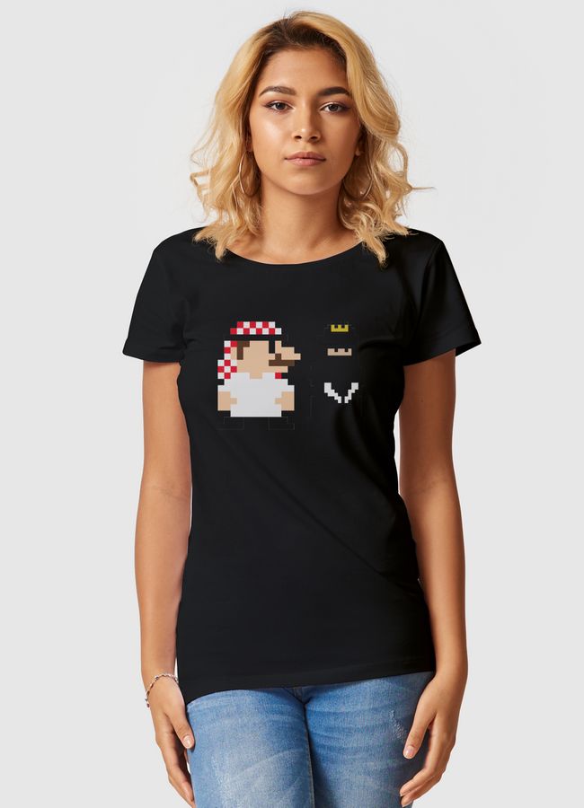 Mario and Princess - Women Premium T-Shirt