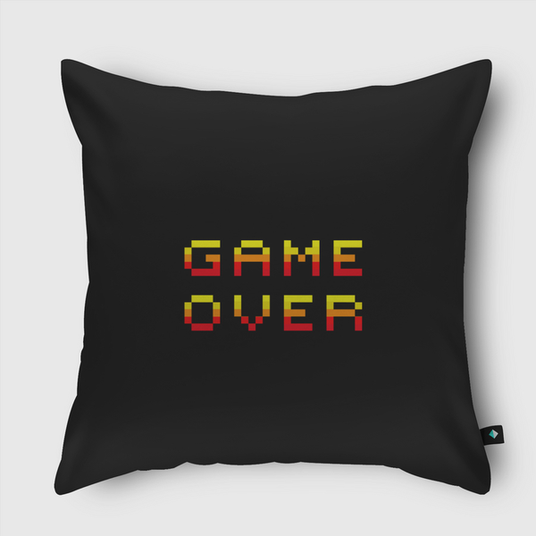 game over Throw Pillow