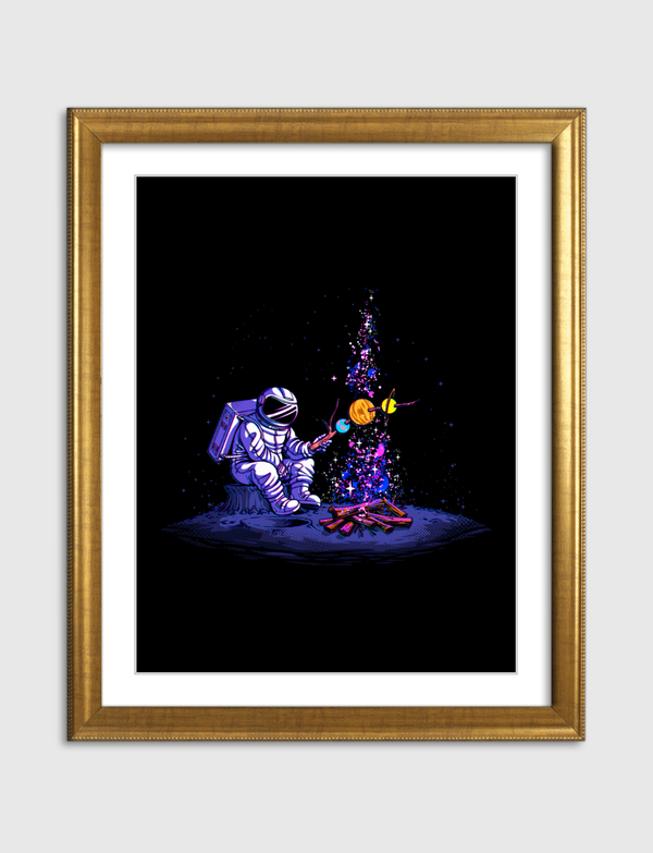 Moon Camping Artframe