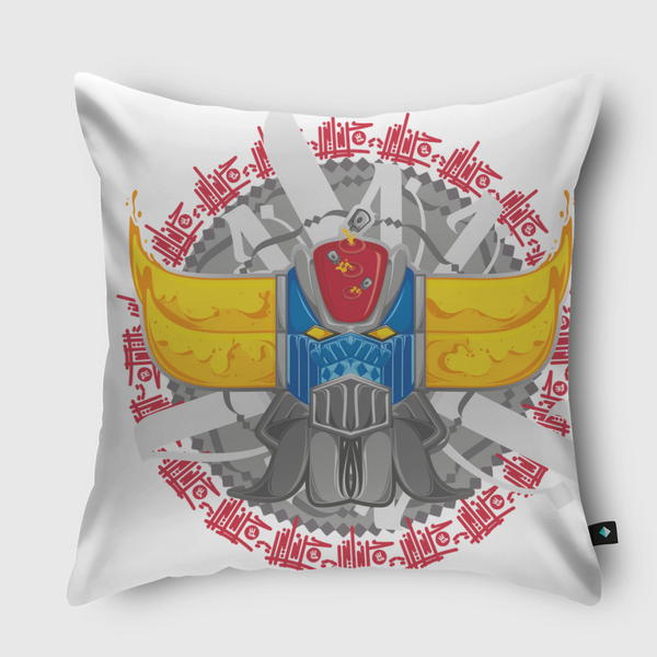 جرندايزر جرافيتي  Throw Pillow