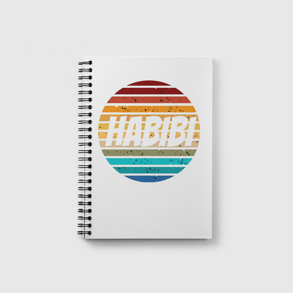 habibi retro sunset  Notebook