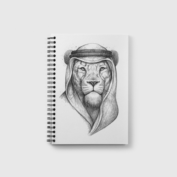 Saudi lion Notebook