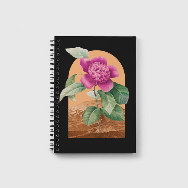 Floral Landscape Camellia Notebook