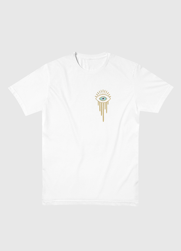Synthetics: Melted Eye Men Basic T-Shirt