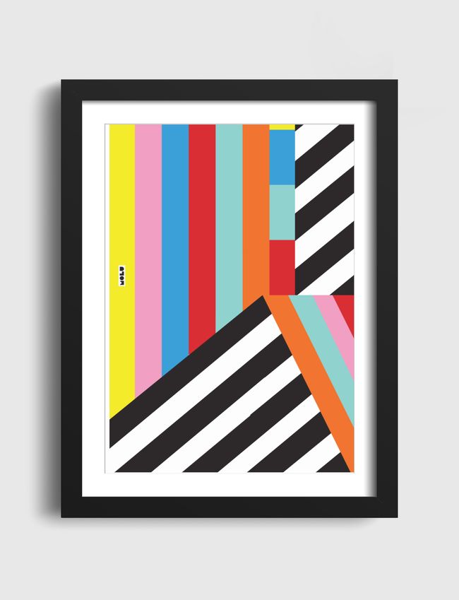 Rainbow of Stripes - Artframe