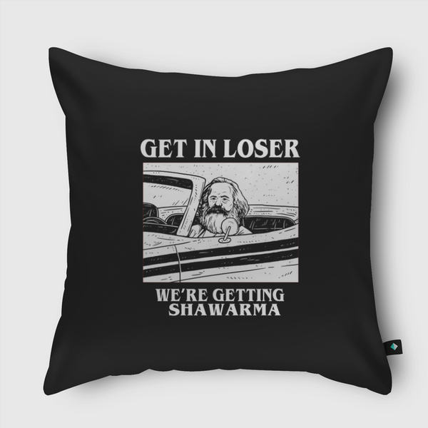 WE'RE GETTING SHAWARMA Throw Pillow