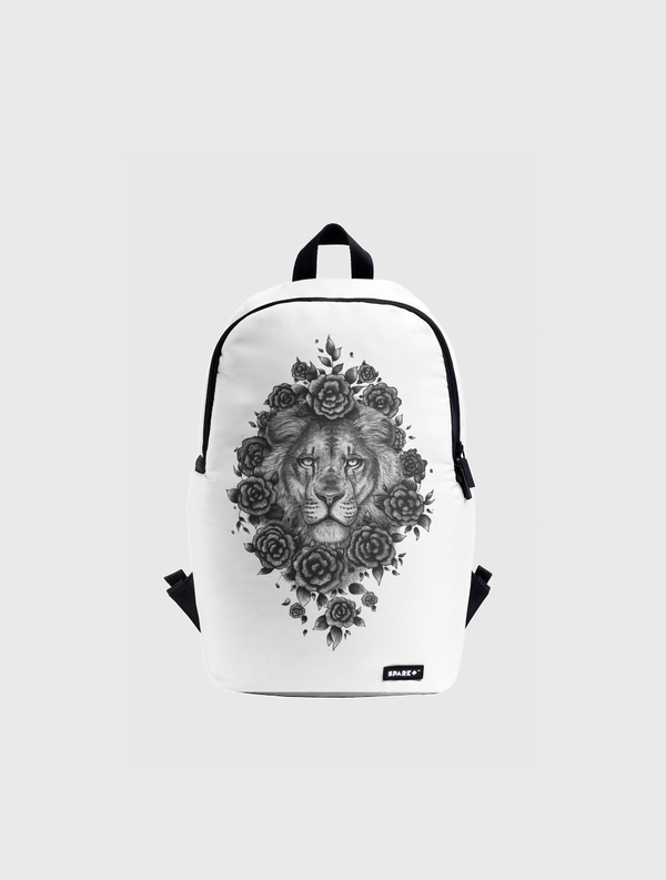 Lion in flowers Spark Backpack