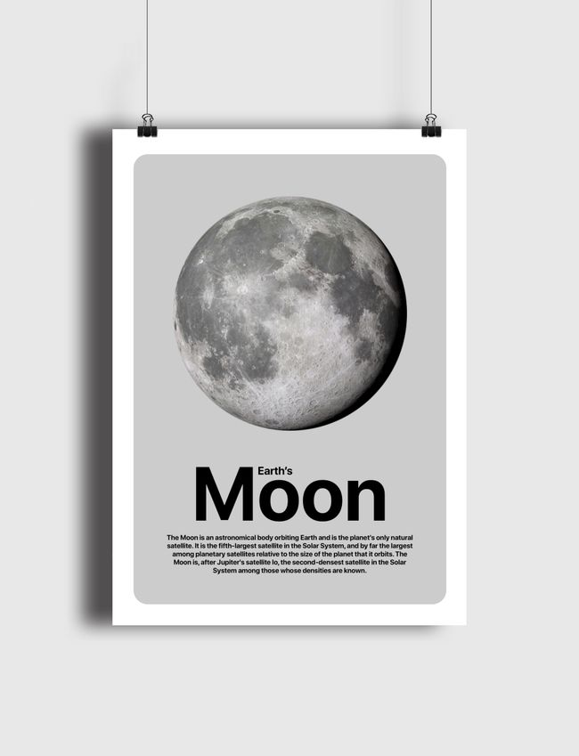 القَمر | Earth’s Moon - Poster