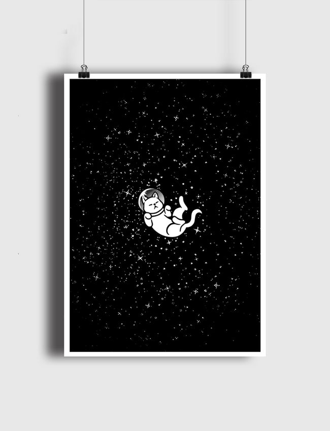 Gravity Cat - Poster