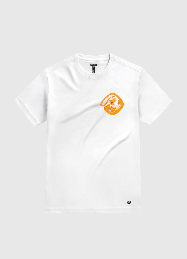 Dragon Flame White Gold T-Shirt